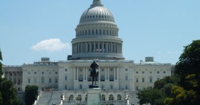 The US Capitol pictured from the front