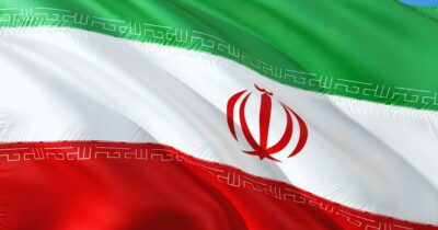 The flag or Iran