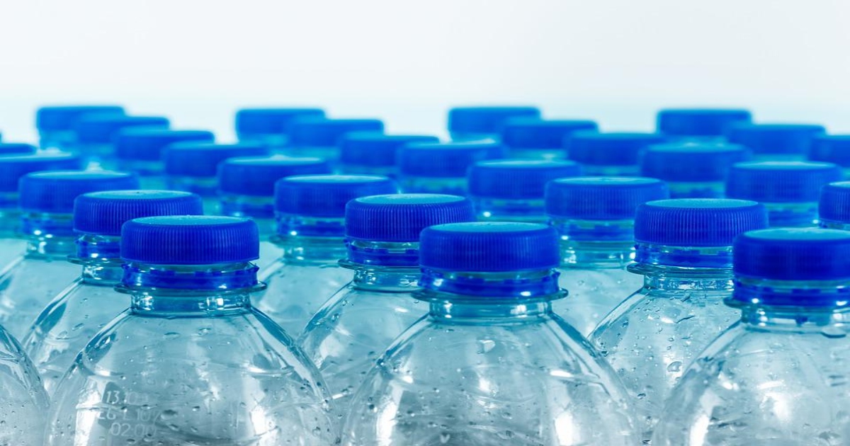 Plastic water bottles