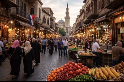 Street scene in Damascus