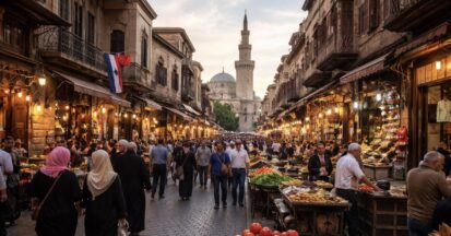 Street scene in Damascus