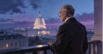 Sigmund Freud Overlooks the U.S. Capitol