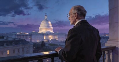 Sigmund Freud Overlooks the U.S. Capitol